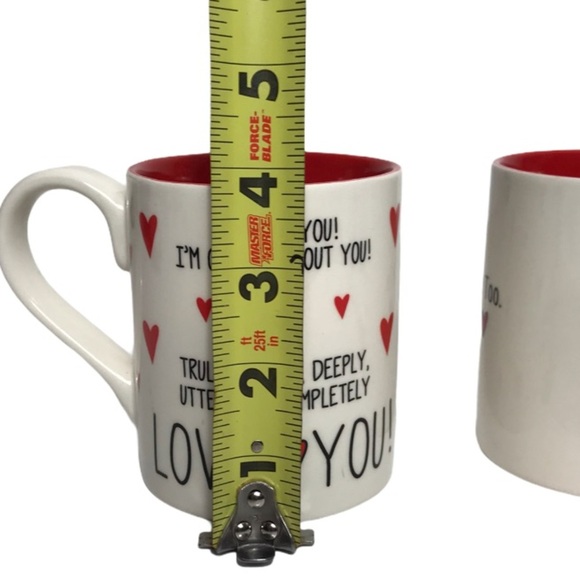 Our Name Is Mud “I Love You” Set of 2 Mugs - Picture 11 of 15